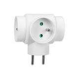 Rozgałęźnik 3x2P+Z, biały OR-AE-13184 ORNO