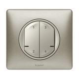 Netatmo - Celiane- łącznik bezprzewodowy 4 scenariusze - tytanowy, Legrand