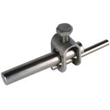 Zacisk do iglic i drutu, 8-10/16 mm, stal nierdzewna NIRO