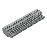 MCS-MIDI Classic gniazdo 20-bieg. szare raster 5 mm /10szt./ WAGO