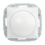 Ściemniacz obrotowy LED Pearl, 230V, 50Hz, Pmin:3W, Pmax:35W, SO-1P/LED, biały