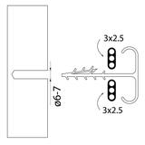 Uchwyt USMP-3 Bis (100szt) 16.5 46158 OPATÓWEK