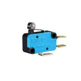 Mikroprzełącznik, zestyk przełączny 1NO+1NC, dźwignia krótka z met. rolką