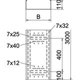BKRS 1110 FS, Koryto kablowe