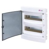 Rozdzielnica podtynkowa 2x12 drzwi transparentne ECM24PT-s 001101075 ETI