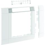 tehalit.WA Maskownica 80mm 1-krotna 50x50mm pole opisowe PC-ABS bezhalog biały