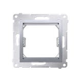 Simon 54 Adapter (przejściówka) na osprzęt standardu 45 × 45 mm srebrny mat *Do gniazd teleinformatycznych Simon Connect DA45.01/43 KONTAKT