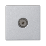 SIMON CONNECT TSC-K120A-8 Płytka K45 gn. TV męskie 45x45mm + wkład; aluminium