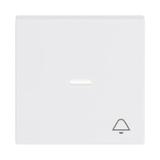 CARAT/FUTURE/SOLO/AXCENT  Klawisz z symbolem „dzwonek” Do przycisku zwiernego biały studyjny