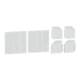 Rozdzielnice PrismaSet, osłona połączenia do mocowanego poziomo na stałe aparatu NS1600