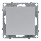 SUNO - Przycisk pojedynczy - 6 A - 250 V~ - zaciski automatyczne, Aluminium, Legrand