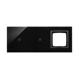 Simon 54 Touch Panel dotykowy S54 Touch 3 moduły 1 pole dotykowe + 1 pole dotykowe + 1 otwór na osprzęt S54 zastygła lawa DSTR3110/73 KONTAKT