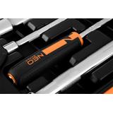 Klucze nasadowe 1/2", 1/4", zestaw 73 szt., CrV