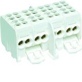 Zaciski rozgałęźne 4-polowe 2x25/2x16mm2 KH24C HAGER