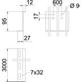 TSG100Z BKRS FS, Przegroda