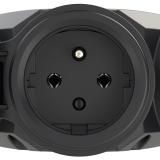Rozgałęziacz potrójny Taurus2 z bolcem z zatyczką IP54 243711-srw PCE