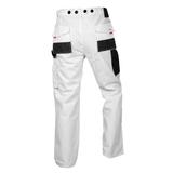 Spodnie robocze, białe, rozmiar LD/54