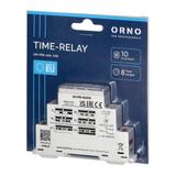 Przekaźnik czasowy 10 funkcji 230VAC OR-PRE-454/230 ORNO