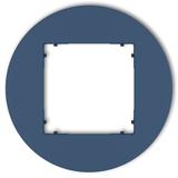 MINI Ramka pojedyncza okrągła z tworzywa navy blue 64MRTO-1 KARLIK