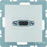 BERKER B.Kwadrat/B.7 Gniazdo VGA zaciski śrubowe aluminium 3315411404 HAGER