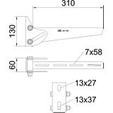 AWV/31, WSPORNIK ŚCIENNY 310MM FT