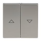 PURE Klawisz z nadrukiem Do wyłącznika/przycisku żaluzjowego stal szlachetna