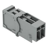 X-COM wtyk 2-biegunowy szary raster 5 mm /100szt./ WAGO
