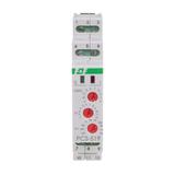 Przekaźnik czasowy 10-funkcji styki 2Z/R 12V PCS-519 12V PCS-519-12V F&F