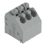 Listwa zaciskowa do płytek drukowanych 3-biegunowa szara raster 3,5mm /100szt./ 250-103 WAGO