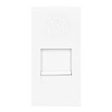 NOEN RJ11 gniazdo modułowe 22,5x45mm telefoniczne RJ11 białe OR-GM-9010/W/RJ11 ORNO