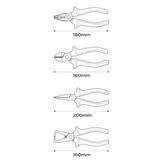 Zestaw szczypiec 1000V, 4 szt.