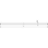 Iglica odgromowa fi 16 mm dł. 1500 mm, stal nierdzewna NIRO 104905 DEHN
