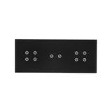 Simon 54 Touch Panel dotykowy S54 Touch 3 moduły 4 pola dotykowe + 2 pola dotykowe poziome + 4 pola dotykowe zastygła lawa DSTR3424/73 KONTAKT