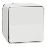 Mureva, przycisk, biały