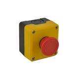 Kaseta czarno-żółta, stop bezpieczeństwa, ryglowany 40 mm (1NC)