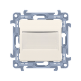 Simon 10 Zaślepka ramki Mocowanie za pomocą łapek lub wkrętów krem