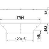 LAAD 1200 R3 FT Pokrywa trójnika dostawnego
