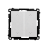 Simon 55 Łącznik roletowy podwójny trójpozycyjny 1-0-2 szybkozłączka Aluminium mat TZW2.01/143 KONTAKT