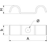 1015 D 16 G Obejma mocująca