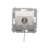 SIMON 54 WMDL-0K01Px-043 Łącznik na kluczyk chwilowy – przycisk (moduł) 2 pozycyjny „0-I” styk N/O,