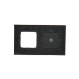 Simon 54 Touch Panel dotykowy S54 Touch 2 moduły 1 pole dotykowe + 1 otwór na osprzęt S54 księżycowa lawa DSTR210/74 KONTAKT