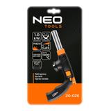 Palnik gazowy z piezo, nakręcany 360st. z regulacją płomienia