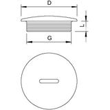 108, ZAŚLEPKI GWINTOWANE PG48 SZ.
