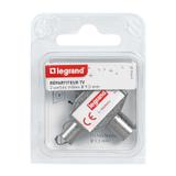 SPLITTERY EKRANOWANE O9.52 MM - 862 MHZ, 1 WEJŚCIE ŻEŃSKIE - 2 WYJŚCIA MĘSKIE, Legrand