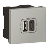 Mosaic - Gniazdo Usb Typa + Typ C Z Szybkozłączem 079293L LEGRAND