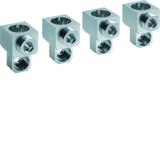 Zaciski klatkowe Al/Cu x250/h250 Al 4P 1x 95-240mm2 HYB006H HAGER