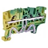 ESH-EFCE.2/1+2 Złączka sprężynowa ochronna 2,5 mm2 (żółto-zielona)