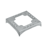 Simon Connect Podstawa 1 nacięcie 85x18 i 3 wycięcia 130x18 aluminium