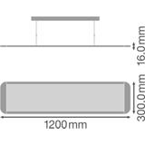 Oprawa z bezpośrednim i pośrednim rozsyłem światła PANEL LED D/I 1200 36W 4000K UGR19