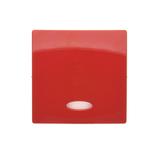 Simon Basic Klawisz pojedynczy z oczkiem do łączników/przycisków z podświetleniem czerwony